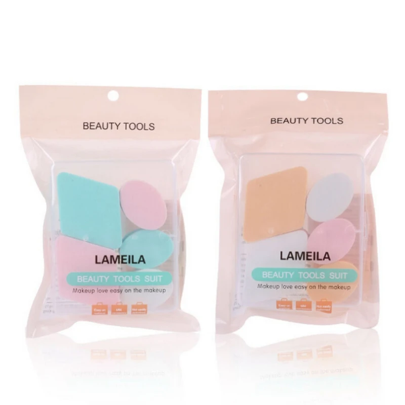 5 шт./упак. Для женщин Чистка для лица и тела пуховка пудры набор кисточек макияжа