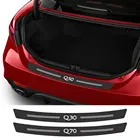 Защитная Наклейка для багажника автомобиля 90 см, защитная наклейка из углеродного волокна для заднего бампера, Противоударная полоса против царапин для Infiniti Q50, Q30, Q60, Q70, QX50