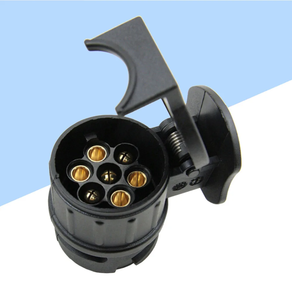 

13-7 Plug Trailer Adapter Rv Power Cord Socket Waterproof Connector Wiring Connector with Plug