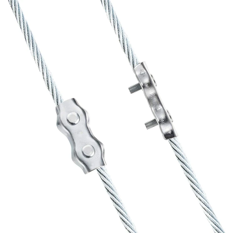 Hot 15Pcs Poly Rope Connector Wires Splicer Wire Cable Clamp for Electric Fences | Lifting Chain & Fittings