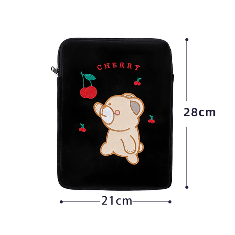 

Laptop Case Bag Pouch Students Household Bear Cherry Tablet Cover Computer Safety Parts for Mini iPad Protector