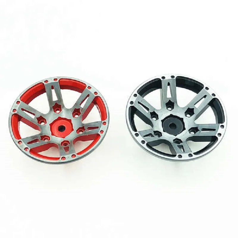 4Pcs Rc Rock Crawler Wheel Rim 1.9 Inch Beadlock For 1/10 Axial Scx10 90046 Tamiya Cc01 D90 D110 Tf2 Traxxas Trx-4(Black) | Автомобили и