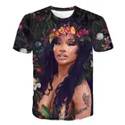 2021 Сексуальная женская футболка со звездой Мэрилин Монро забавная 3D футболка с розойфлагомвоздушным шаром Мужская Женская Повседневная футболка одежда 110-6XL