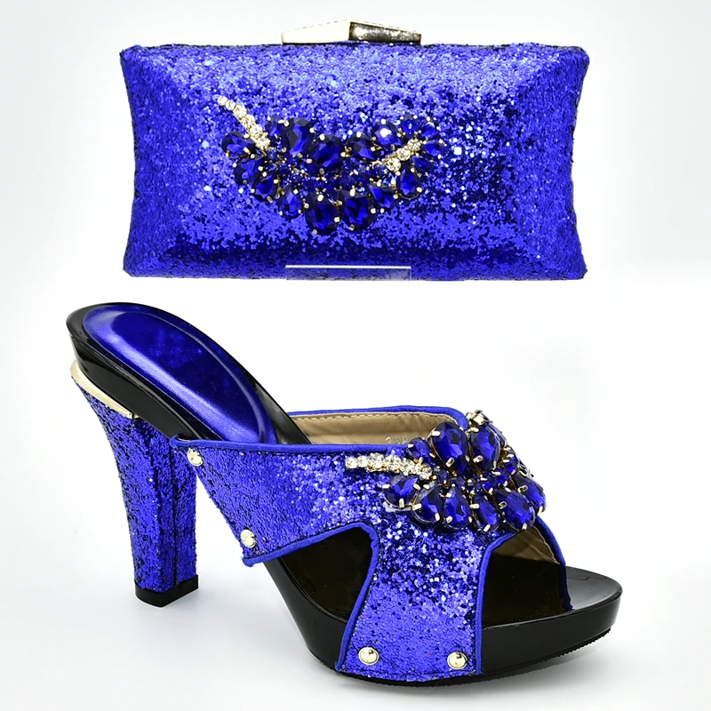 Новое поступление комплект из итальянской обуви и сумочки для вечеринки в