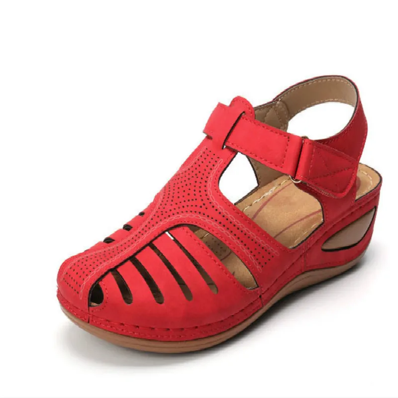 Summer Style Women's Beach Sandals Round Head Slope Heel Comfortable Lightweight Women Casual Shoes Sandalias Mujer |