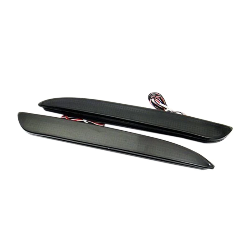 2X отражатель дымового бампера красный светодиодный задний тормозной светильник