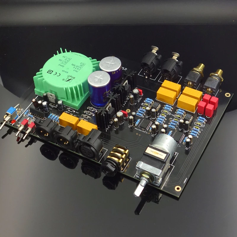 Lusya полностью сбалансированный вход выход TPA6120 усилитель для наушников с