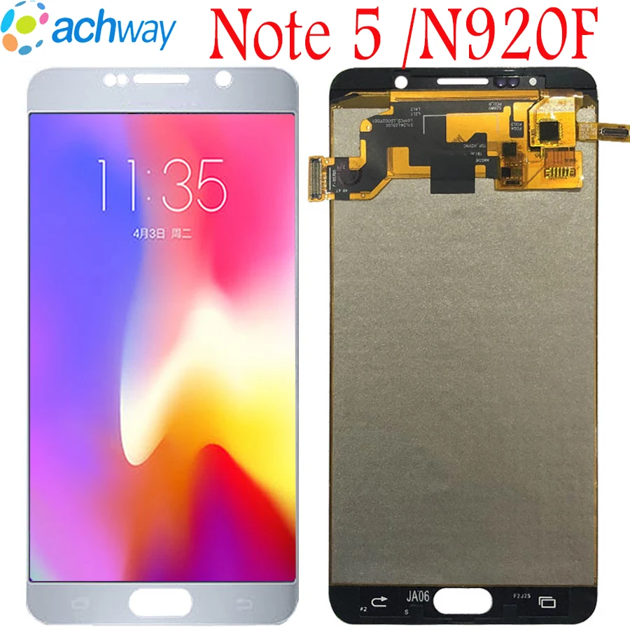 Для 5," samsung note 5 дисплей сенсорный экран дигитайзер note 5 ЖК-экран в сборе TFT для samsung note 5 ЖК-экран Замена