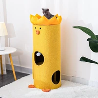 cat climbing frame cat nest sisal bucket cat tree integrated large cat house climbing tube multi functional small
