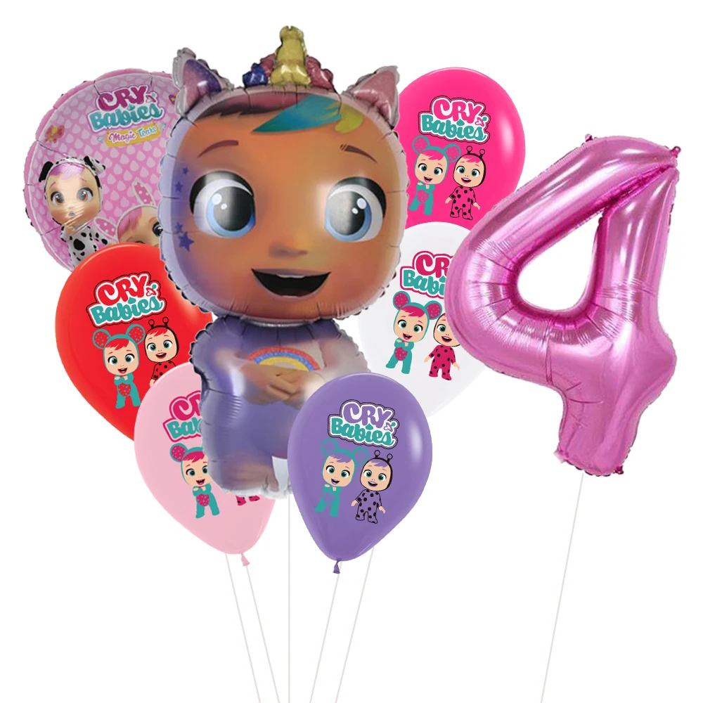 

Cry Babies Balloon Cry baby Theme Party Supplies Baby Shower Birthday Party Decorations Globos Foil Balloons