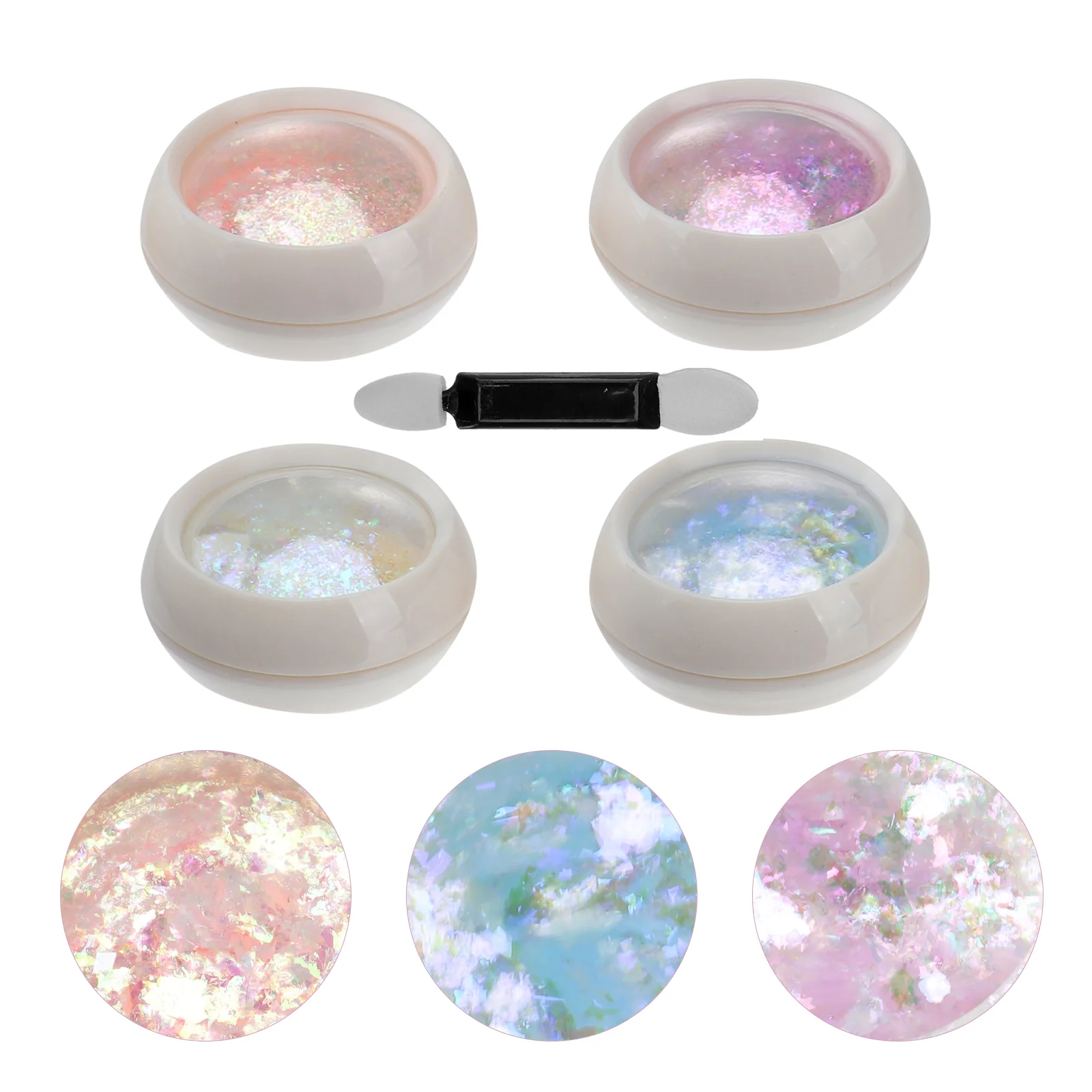 

4 шт. Изысканный Блестящий Порошок для маникюра