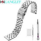 Высококачественный 5-рядный инженерный литой металлический ремешок для часов сменный ремешок для браслета из нержавеющей стали Соединительный винт 20 мм22 мм24 мм26 мм