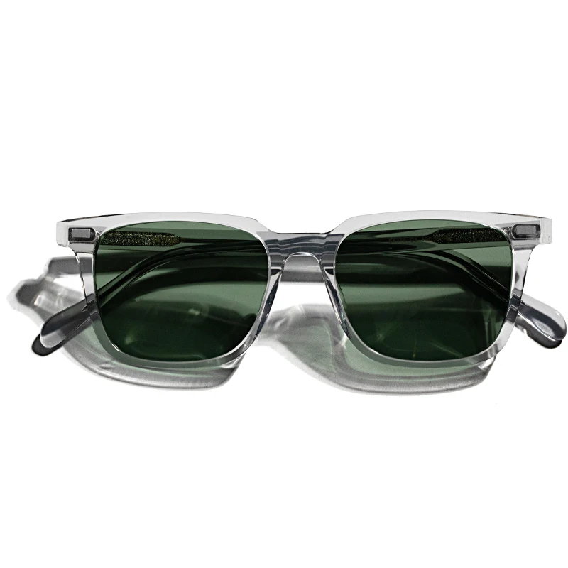

2021 New vintage acetate sunglasses men retro square polarized anti- UV400 Eyeglasses drive outdoor Top quality SUN glasses