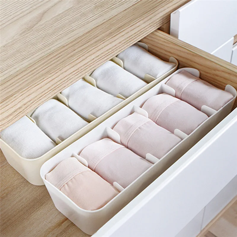 5 ячеек корзина для хранения органайзер шкафа коробка ящик галстука бюстгальтера