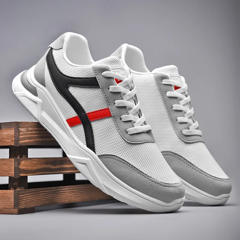 

cheap 2021 New Men sport Shoes Trainers Comfortable Breathable Sneakers men Tennis shoes Masculino Male Flats Walking Footwear