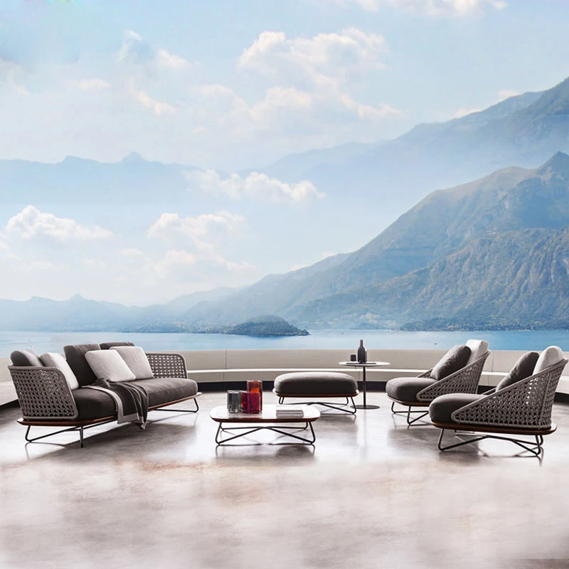 Горячая Распродажа садовая мебель внешняя уличный стол диван уличные стулья |