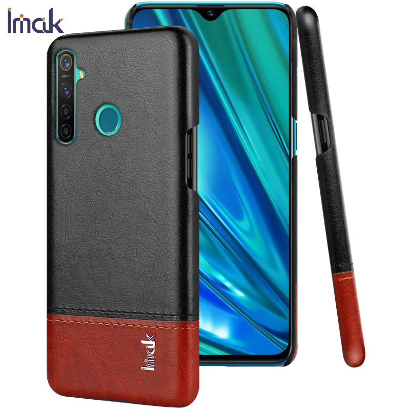 Realme 5Pro защитный чехол iMAK лаконичная кожа для Funda Oppo Realme 5 Pro чехол задняя крышка Realme5 Pro Real Me Роскошный чехол