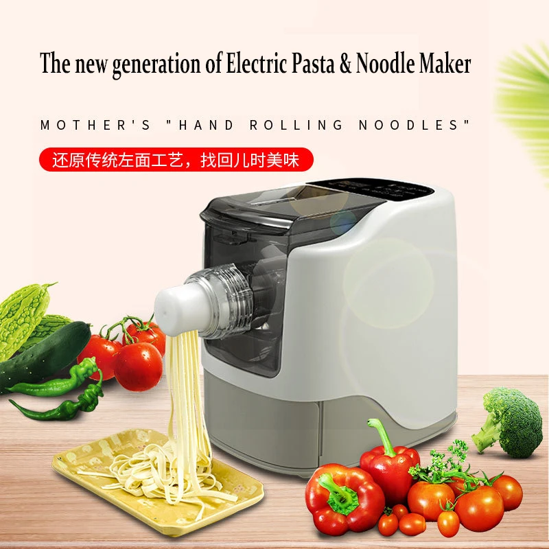 

13Different Shapes electric automatic home Pasta noodle maker kitchen dough machine knead roller press sheeter Fettuccine Penne