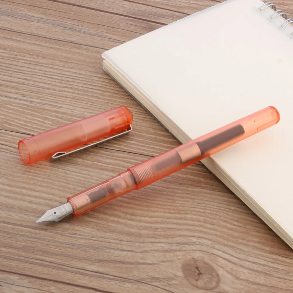 НОВЫЙ Jinhao 991 пластиковая перьевая ручка F Перо канцелярские школьные письменные