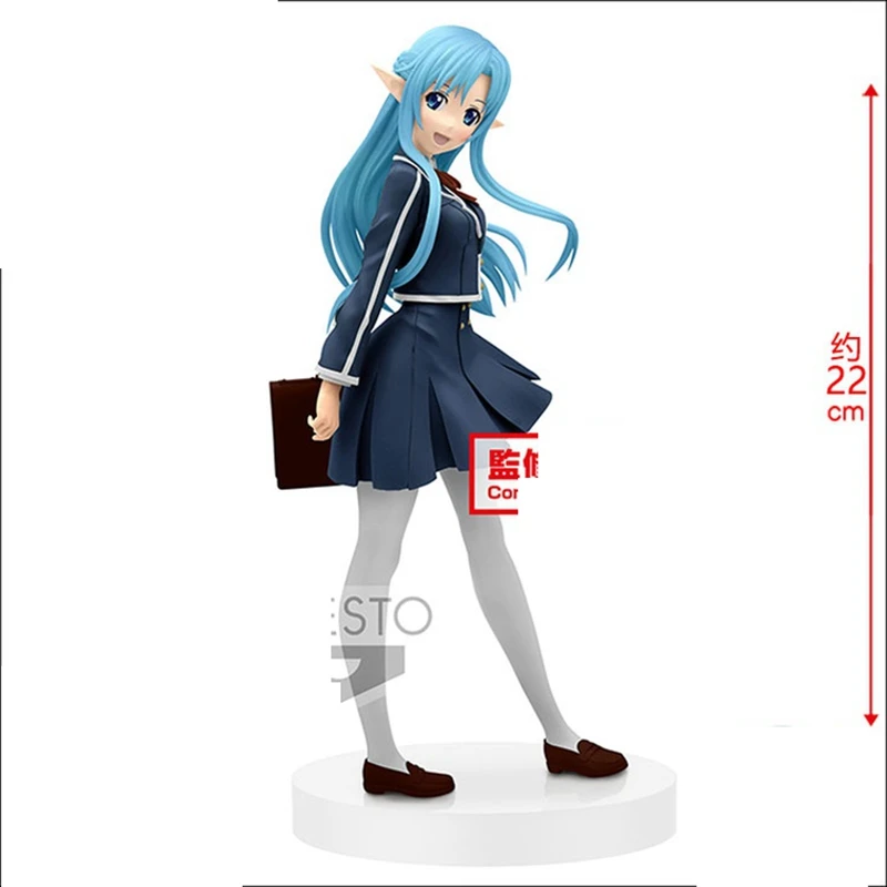 Оригинальный BANPRESTO SWORD ART ONLINE SAO EXQ фигурка Асуна фигурки модель куклы