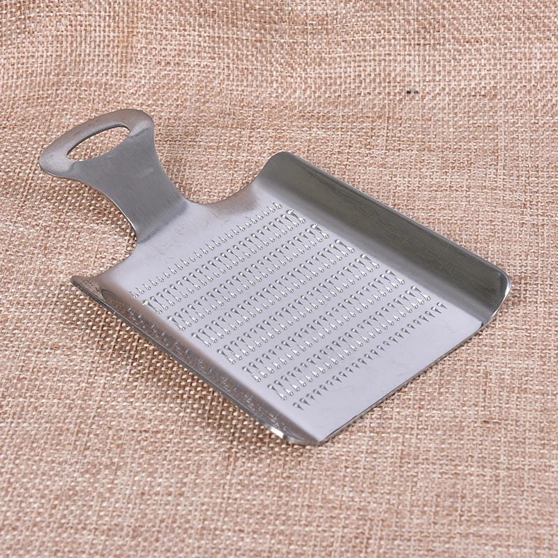 

1pc Ginger Garlic Wasabi Grater Crusher Garlic Press Device Chopper Cutter Garlics Peeler Kitchen Tools Stainless Steel