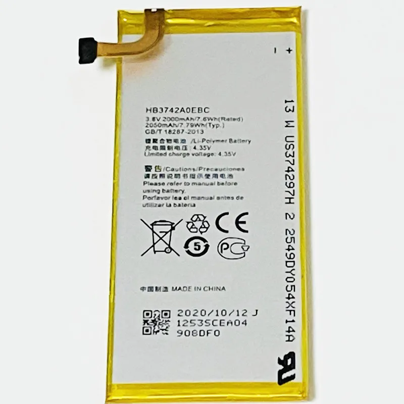Аккумулятор 3 8 в 2050 мАч HB3742A0EBC для Huawei Honor 4 Play|Аккумуляторы мобильных телефонов| |