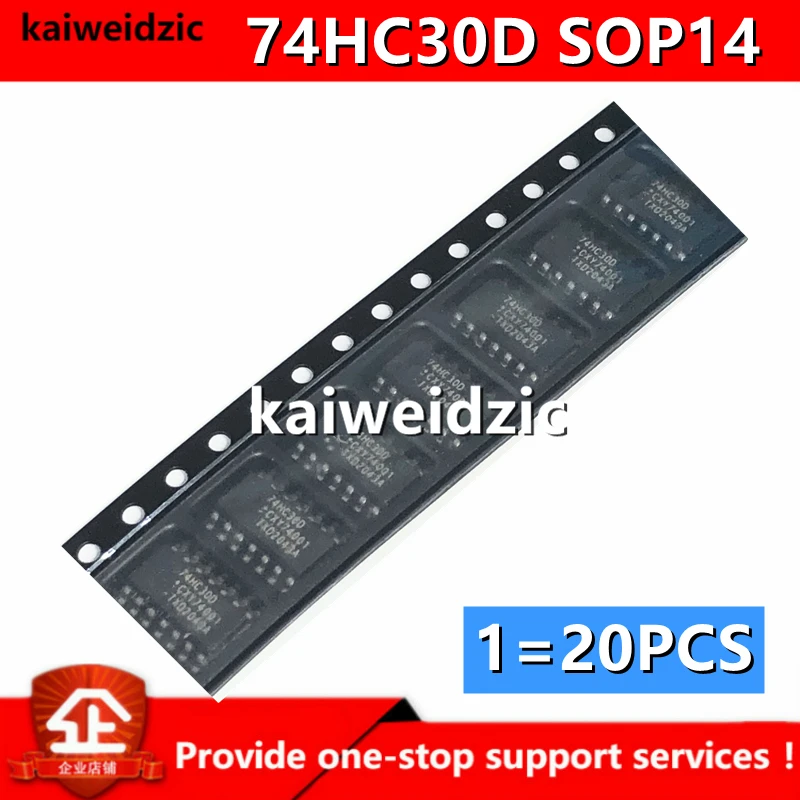 Kaiweikdic новый импортный оригинальный вход 74HC30D 74HC30 SOP14 8 с неблокирующим логическим