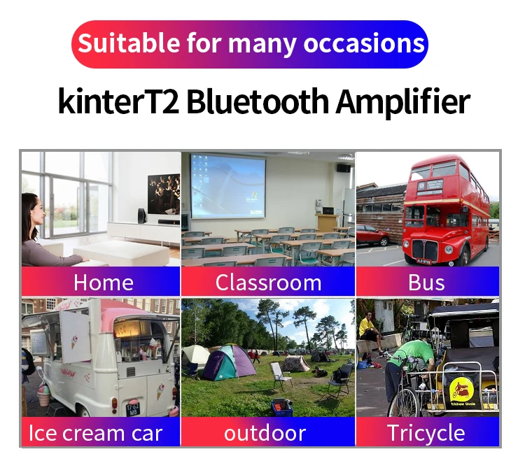 Kinter T2 для bluetooth 2.0CH Усилитель Аудио 20 Вт с usb sd входом fm радио управление сабвуфер ВЧ питание AC220 DC 12 В