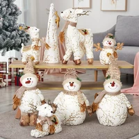 2022santa claus snowman elk toy christmas doll christmas gifts christmas tree decoration christmas ornaments dolls for children