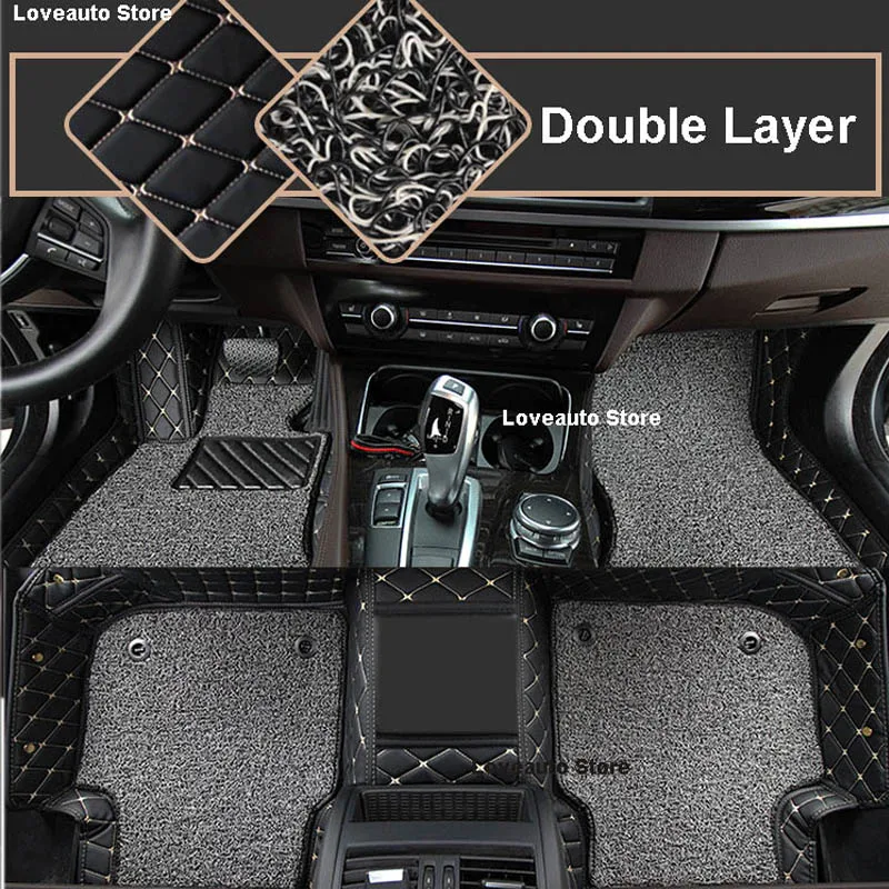 

Car Leather Floor Mats Rugs Covers Pads Interior Mat Pad for Toyota Fortuner 2020 2019 2018 2017 2016 Protector Accessories
