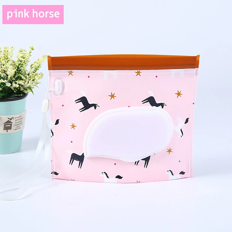 Портативная коробка для детских влажных салфеток с защелкой контейнер