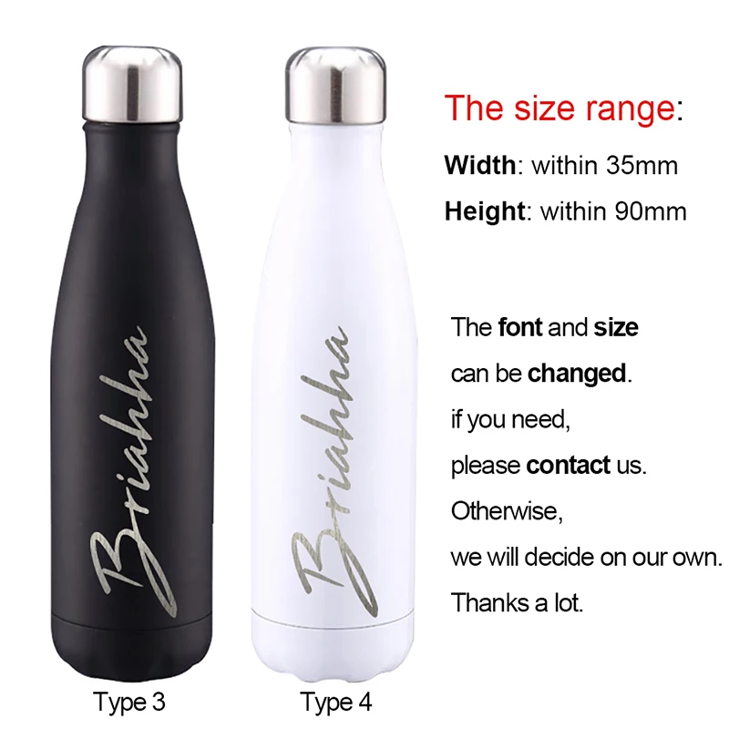 

Custom 24 Color Floral Water Bottle Stainless Steel Flask Laser Engraving Name Thermos Drink Bottle Gym Sport Shaker Coffee Cup