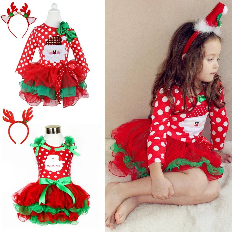 Детское платье-пачка с длинным рукавом в горошек | Женская одежда