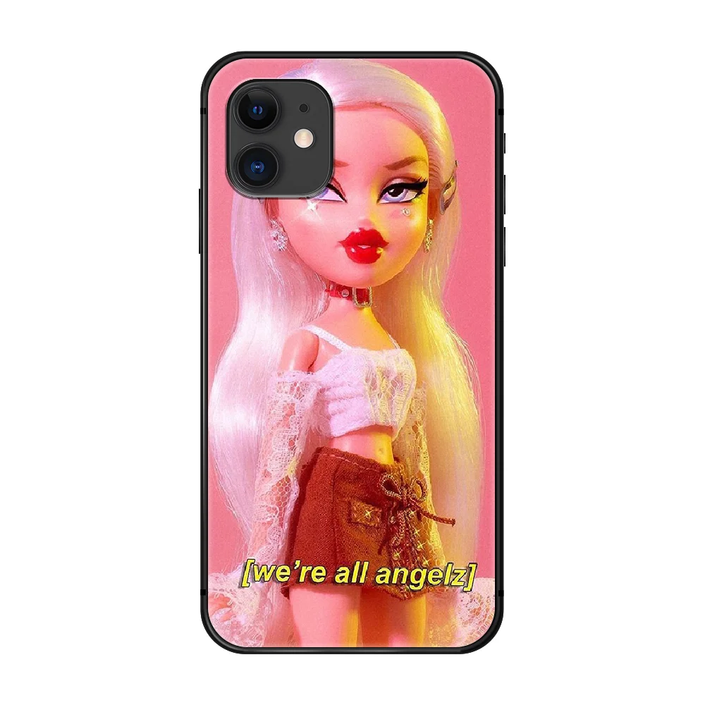 

bratz dolls cute sexy Phone Case Cover Hull For iphone 5 5s se 2 6 6s 7 8 plus X XS XR 11 PRO MAX black Etui 3D hoesjes silicone