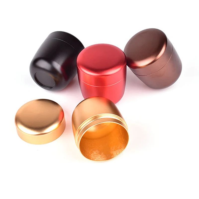 

1PCS Kitchen Gadgets Organizer Box Portable Tea Cans Thick Iron Herb Stash Sealed Cans Container