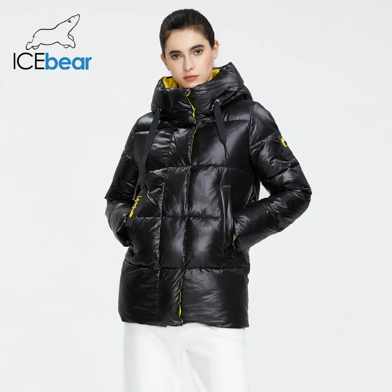 ICEbear 2020 новая зимняя куртка высокого качества с капюшоном пальто женские модные