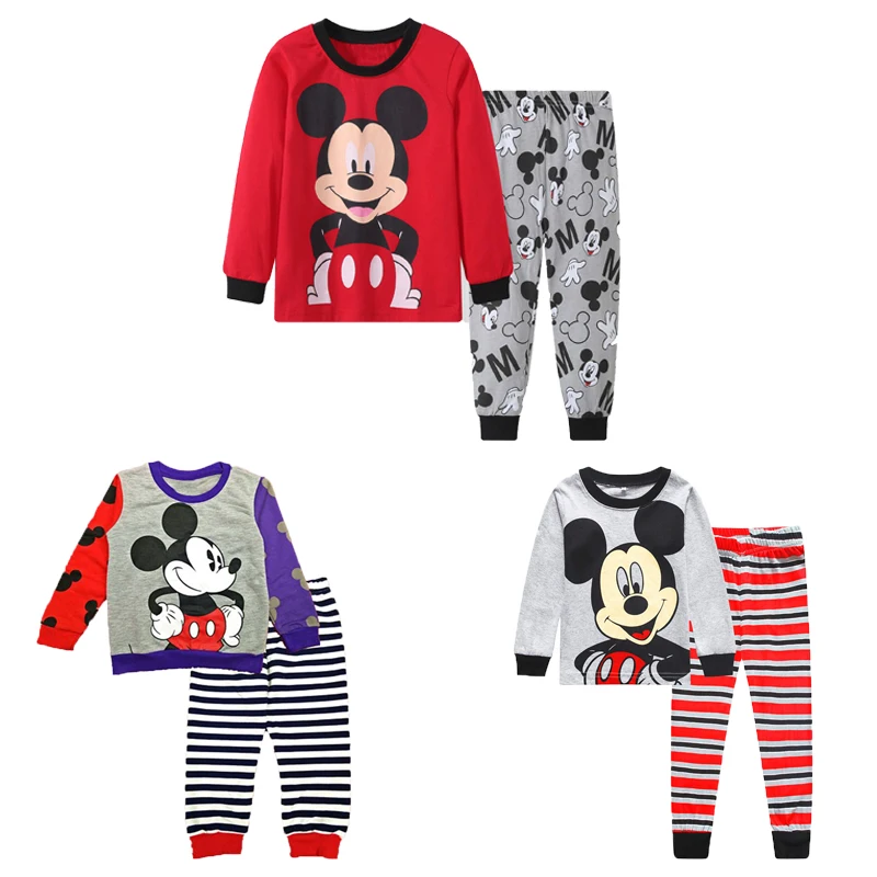 Disney/комплект одежды для маленьких мальчиков детская одежда с Микки Маусом