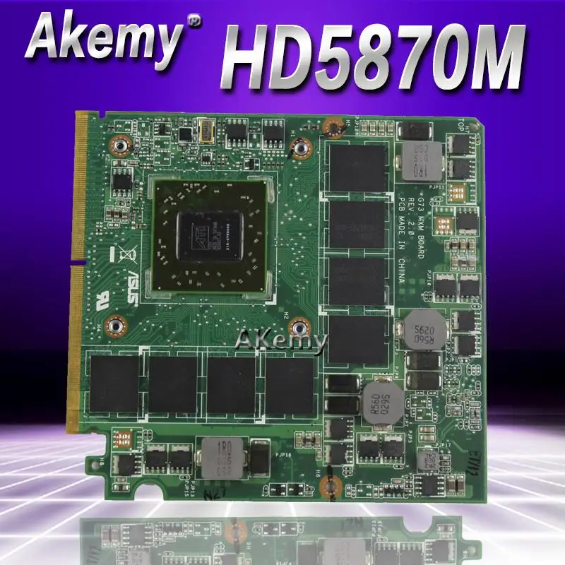 AKemy G73_MXM HD5870 216-0769008 видеокарта для For Asus G73 G73JH ноутбука VGA Видеокарта плата 100%