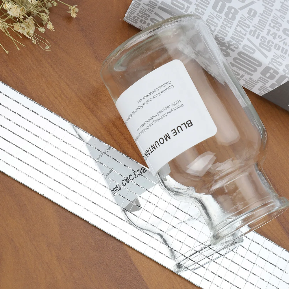 Самоклеющиеся мини квадратные зеркала мозаичная плитка для DIY ручной работы шары