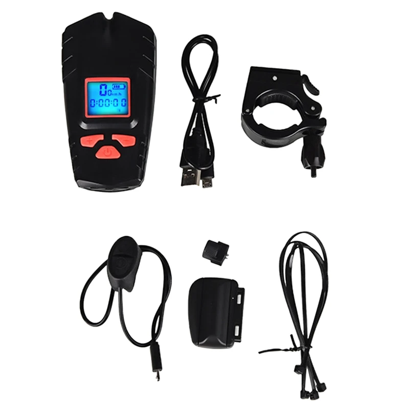 

Bicycle Front Light with Stopwatch Bicycle Headlight with Horn Wireless Stopwatch Multifunctional Bike Front Lights