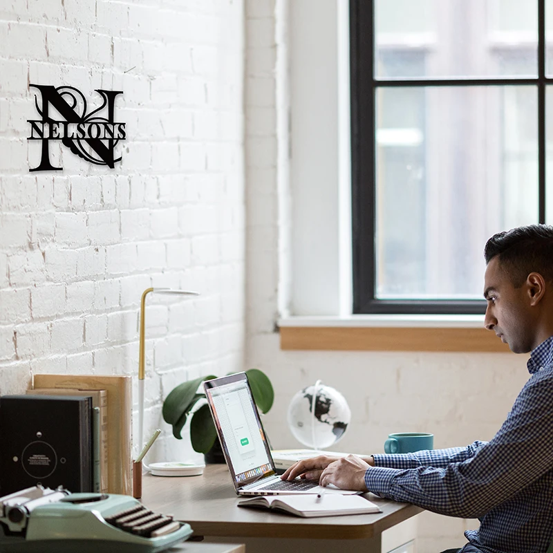 

Customize Engraving Your Name for Free Wooden Wall Decorates Furniture Ornaments Beautiful Home Door Valentine's Festival Gift