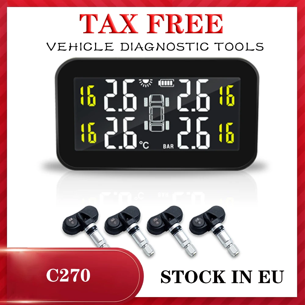 Система контроля давления в шинах с 4 внешними датчиками |