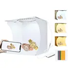 Складные светодиодные панели с кольцом, 20 см, 6 фонов