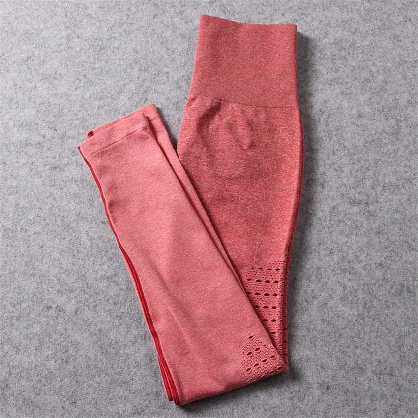 CB1092 red pant Бесшовные леггинсы+ бюстгальтер на бретельках комплект из 2 предметов для йоги Женская одежда для спортзала и фитнеса комплект спортивных леггинсов с высокой талией для йоги спортивная одежда для бега - Цвет: CB1092 red pant