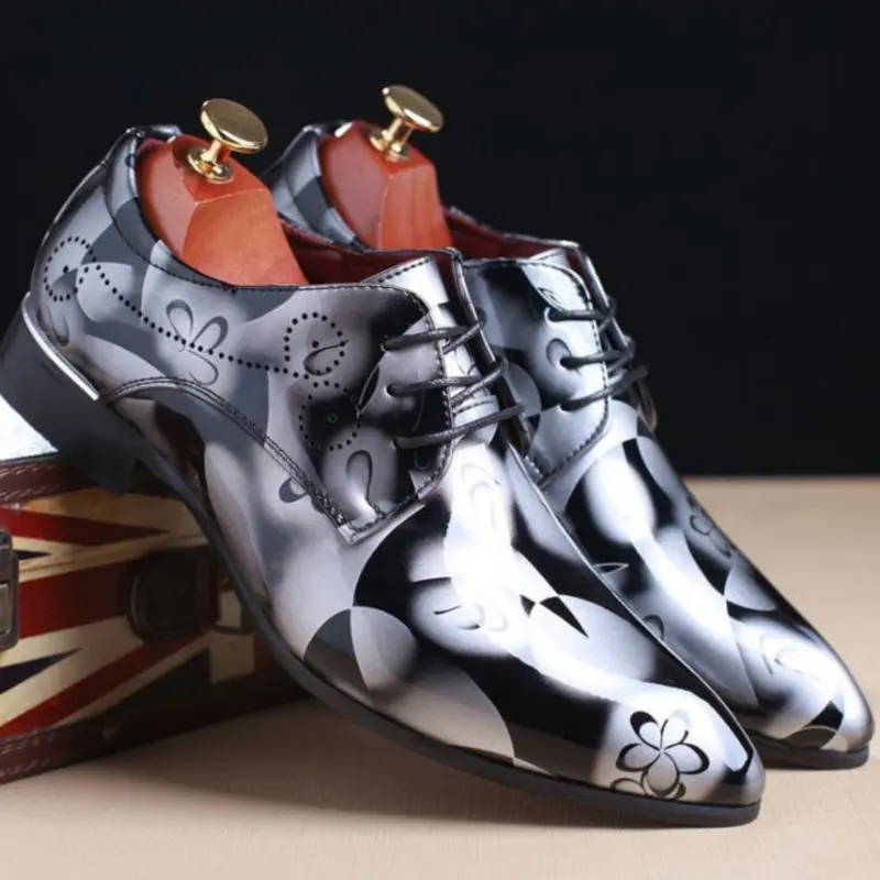 CPI/Новые модные модельные туфли-броги Кожаные туфли на шнурках Повседневные с