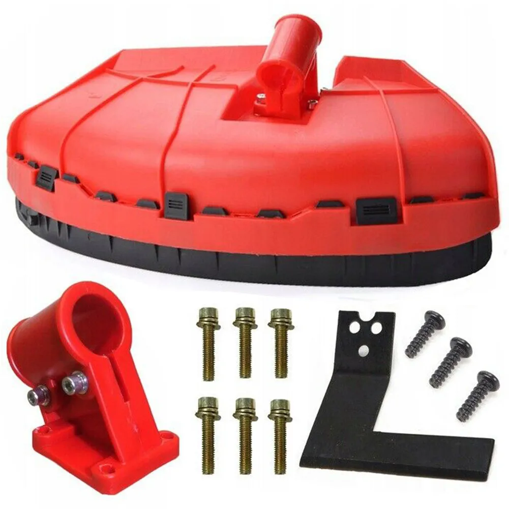 

Universal Plastic Brush Cutter Guard Garden Tools Red Easy Install Protection Baffle Grass Trimmer Shield For 24 26mm Brush Cutt