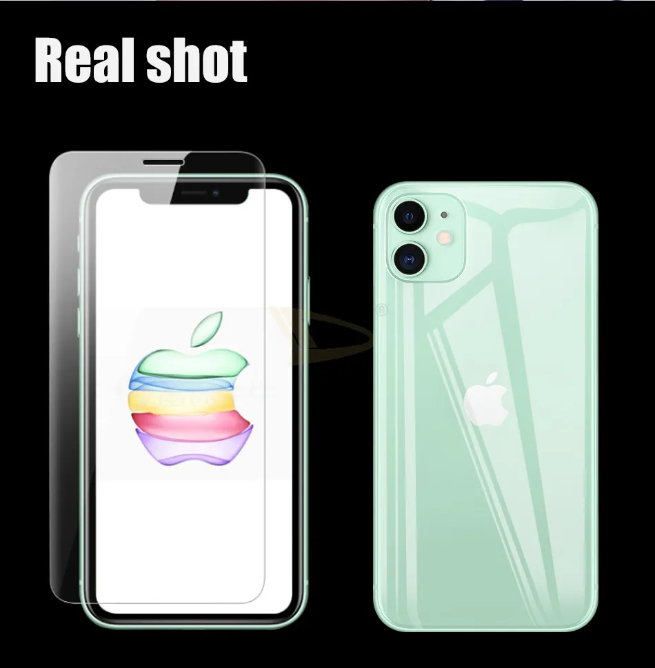 100D Передняя и задняя мягкая Гидрогелевая пленка для iphone 11 Pro Max 7 8 6 6s PLus X XR XS Max полная защитная пленка без стекла