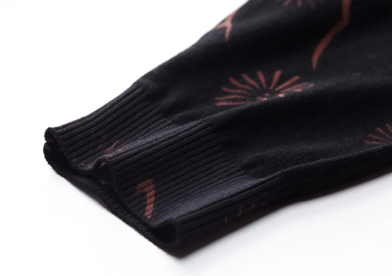 Осенне-зимний свитер нижняя часть одежды пуловер Hombre Slim Fit 3xl Повседневный вязаный свитер с цветочным узором Мужской Хлопковый удобный