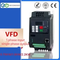 220v 1 5kw 2 2kw single phase input and 1 phase output frequency converter adjustable speed drive frequency inverter vfd