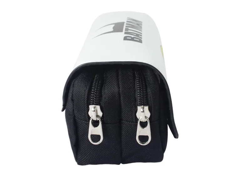 Бэтмен Косплей ручка сумка с двойным замком школьный пенал коробка косметичка